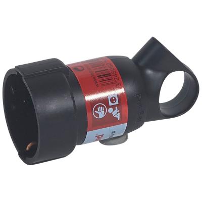 Розетка с заземлением с кольцом 16 А Legrand Черный