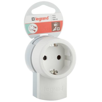 Розетка с заземлением с кронштейном для крепления к стене 16 А Legrand Белый