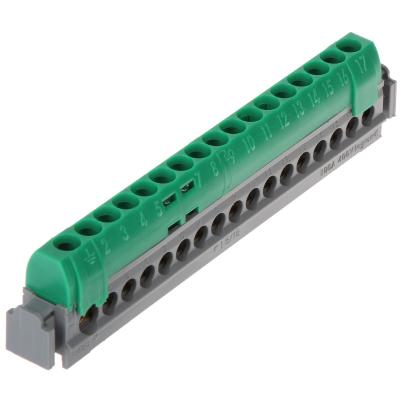 Клеммная колодка IP2X 1х6-25+16х1.5-16мм² Legrand зеленый (земля)