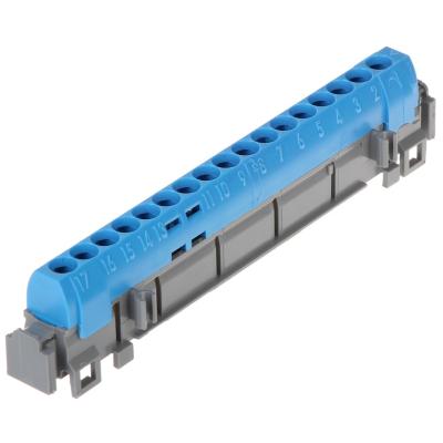 Клеммная колодка IP2X 1х6-25+16х1.5-16мм² Legrand синий (нейтраль)