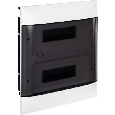 Встраиваемый пластиковый щит 24 модуля Legrand PRACTIBOX S дымчатые двери