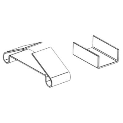 Крепление металлическое для фиксации кабеля на трос ComfortClip S (упаковка 20 шт)