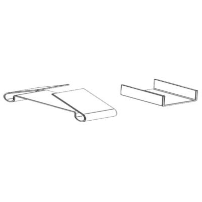 Крепление металлическое для фиксации кабеля в желобе ComfortClip M шириной 50 мм (упаковка 20 шт)