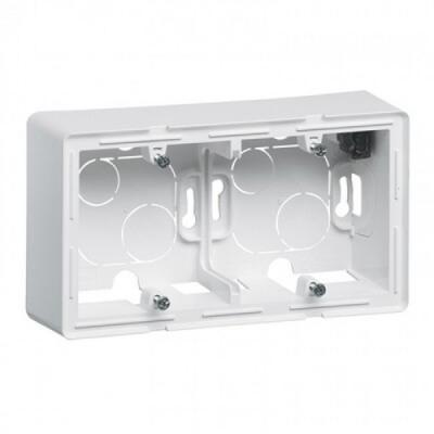 Коробка накладного монтажа 2 поста Legrand Valena Life белый