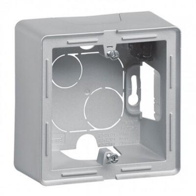 Коробка накладного монтажа 1 пост Legrand Valena Life алюминий
