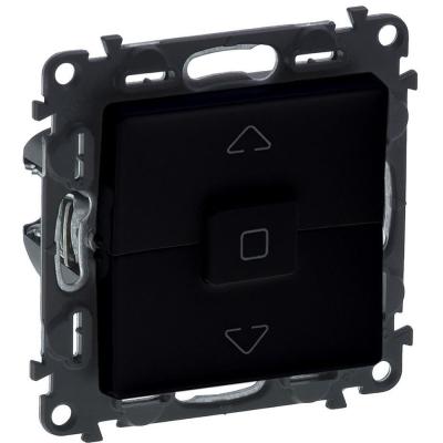 Выключатель управления жалюзи и рольставней Legrand Valena Life черный матовый