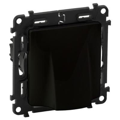 Вывод кабеля Legrand Valena Life черный матовый