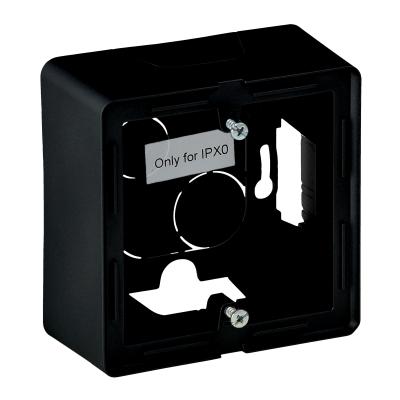 Коробка накладного монтажа 1 пост Legrand Valena Life черный матовый