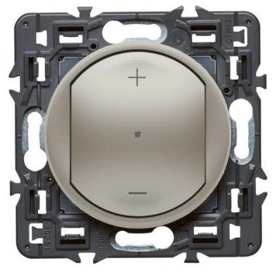 Светорегулятор кнопочный универсальный с нейтралью 150 Вт Legrand Celiane титан