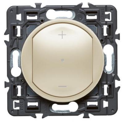 Светорегулятор кнопочный универсальный с нейтралью 150 Вт Legrand Celiane слоновая кость