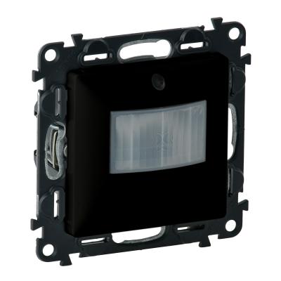 Датчик движения универсальный без нейтрали без функции ручного управления 100 Вт Legrand Valena Life черный матовый