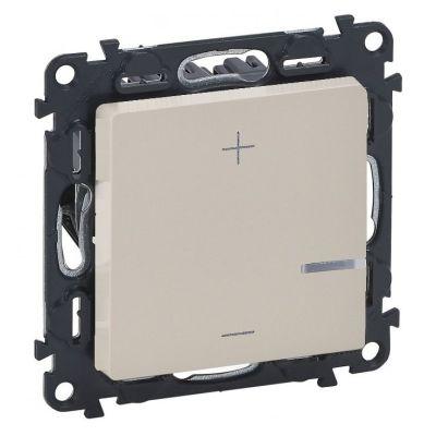 Светорегулятор кнопочный универсальный без нейтрали 125 Вт Legrand Valena Life слоновая кость